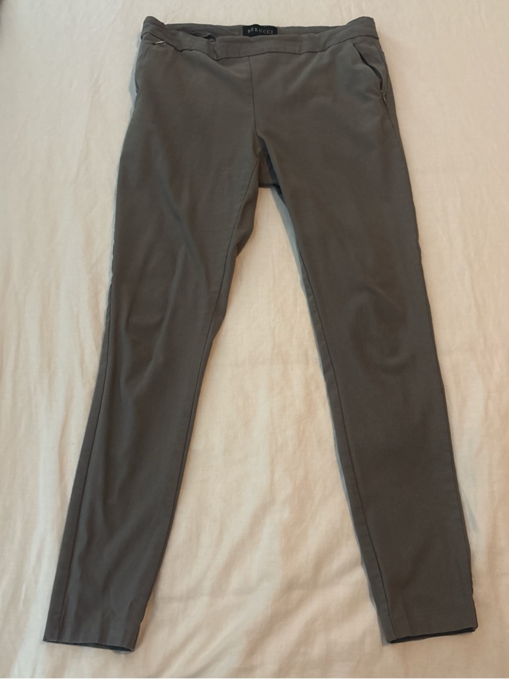 Women’s Gray Slim Ponte Trousers